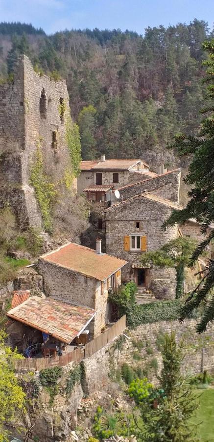 Gite Le Rocher Du Chateau De Retourtour Lamastre Buitenkant foto