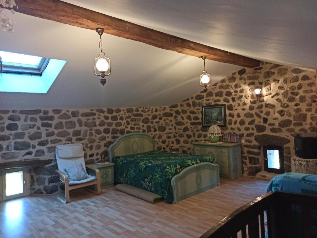 Gite Le Rocher Du Chateau De Retourtour Lamastre Buitenkant foto